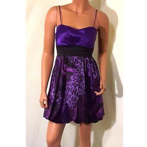 Taboo Sexy Cheetah Print Mini Strapless Dress